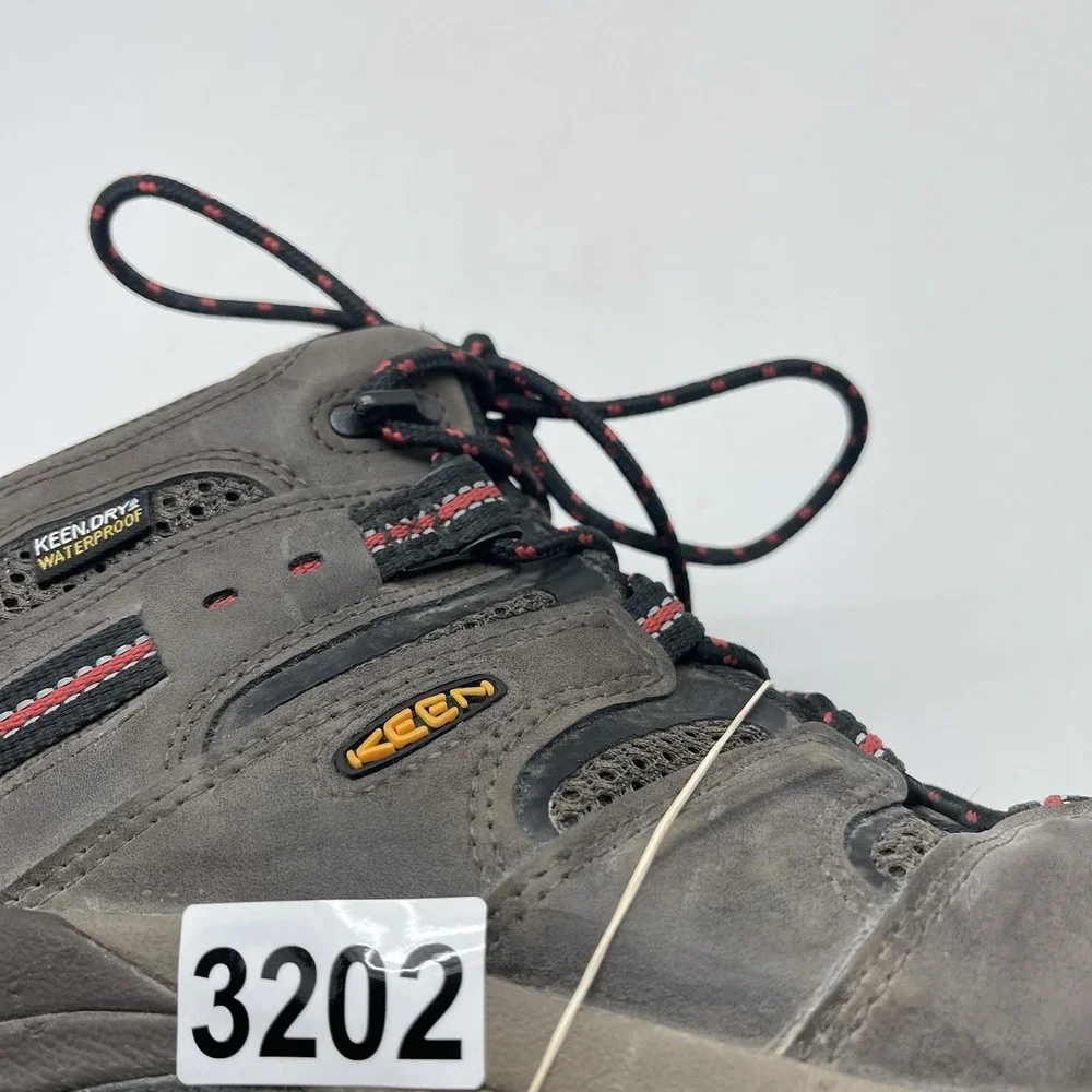 Keen Boots Mens 9.5 D Mid Lansing WP Slip Resistant EH Steel Toe Work 1022098D